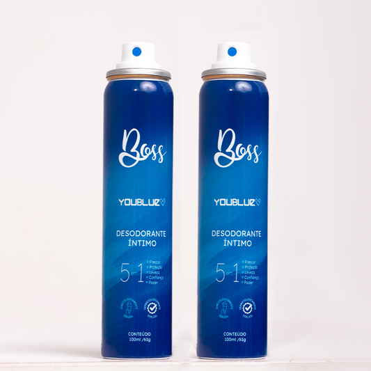 Kit 2 Desodorante Íntimo 5 em 1 - Boss