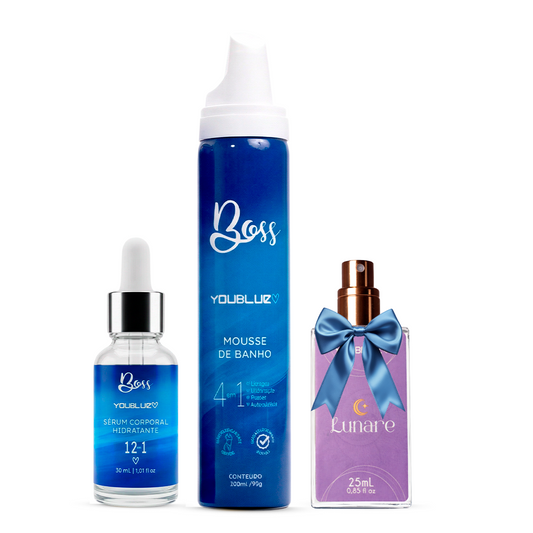 Kit Mousse de Banho + Sérum Clareador = Perfume Lunare Grátis
